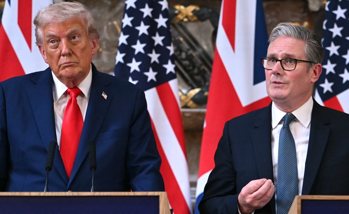 Trump Says He Disagrees With UK PM Keir Starmer On Palestinian State