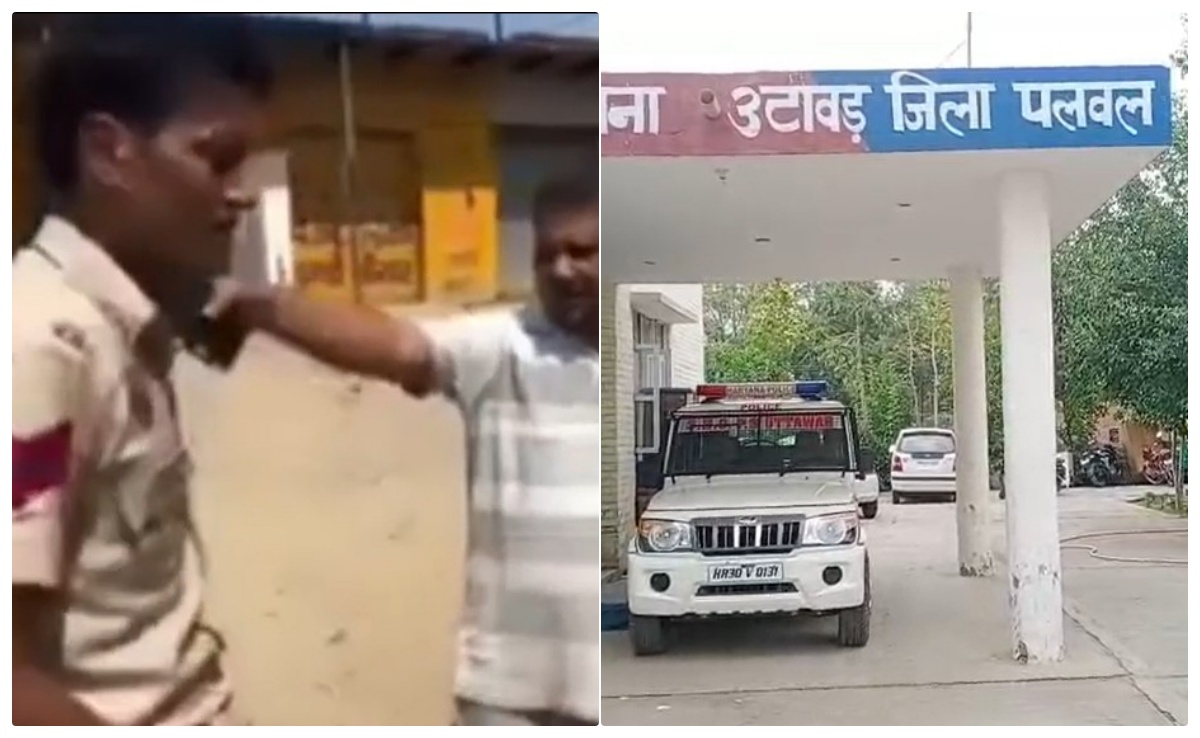 पलवल में 3 बच्चों को कुचल वर्दी का रौब दिखा रहा था नशे में धुत पुलिसकर्मी, ऐसे पकड़ा गया
