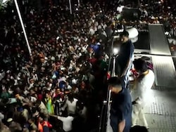 Video: TVK Chief Vijay Tosses Water Bottles At Crowd Before Stampede That Killed 38