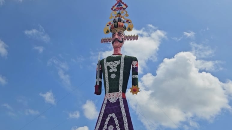 This 20-Storey-Tall Raavan Is Rainproof. It Is Made Out Of...