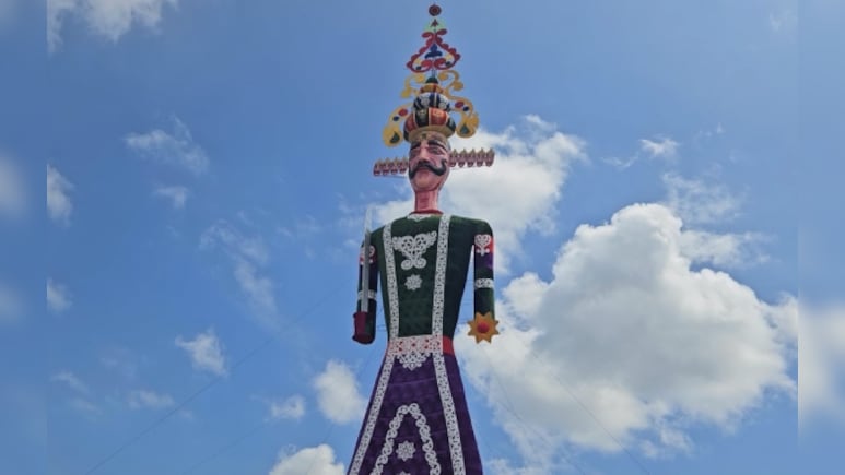 Rajasthan: 300 KG का चेहरा, 40 फ़ीट की जूतियां, 50 Feet की तलवार...कोटा में बन रहा दुनिया का सबसे बड़ा 'रावण' 