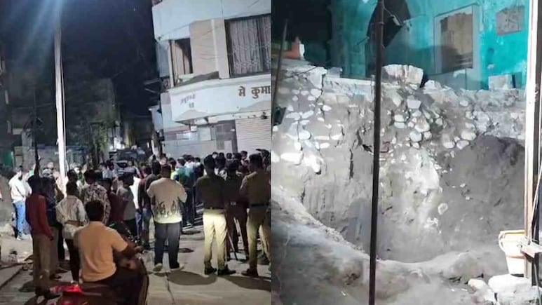 पुणे में दरगाह का एक हिस्सा ढहा, सुरंग मिलने के बाद तनाव बढ़ा, सुरंग की जांच करवाई गई 
