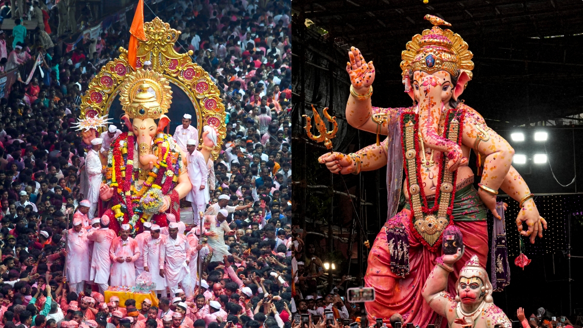 चंद्र ग्रहण और सूतक काल में अजब संयोग! 3 बार की कोशिश पर भी न हो पाया लालबागचा राजा का विसर्जन