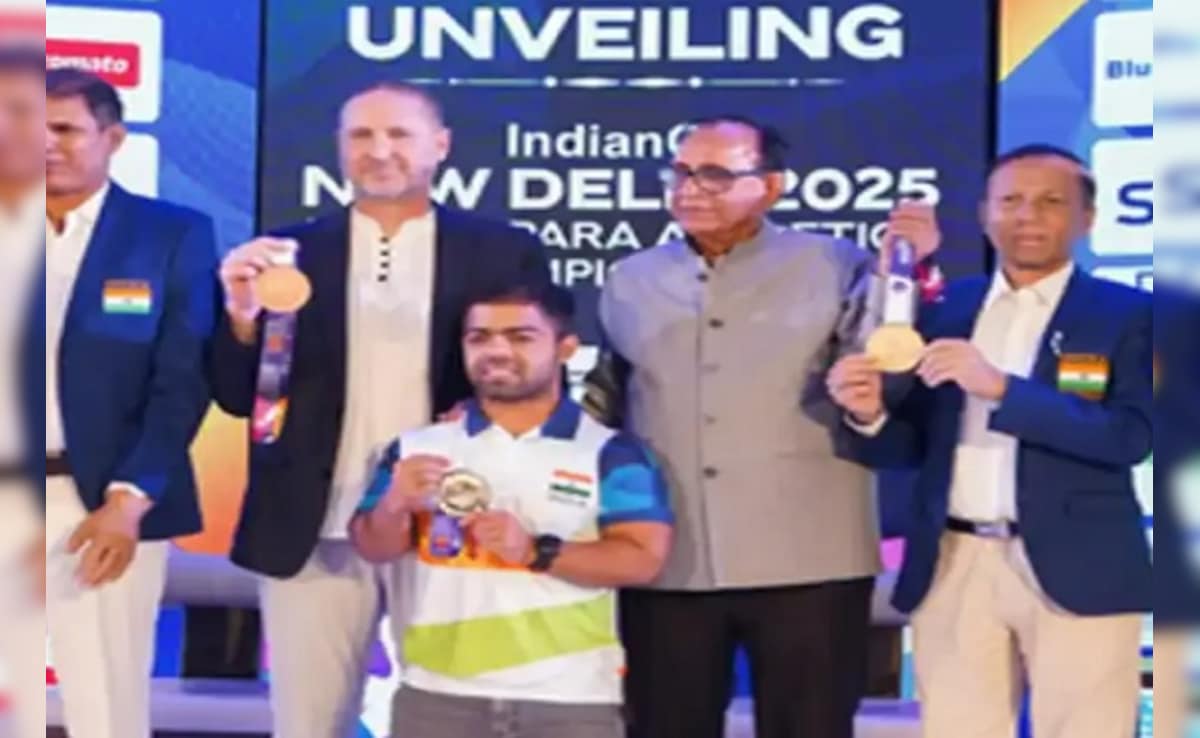 विश्व पैरा एथलेटिक्स चैंपियनशिप 2025 : नई दिल्ली में पदकों का अनावरण किया गया