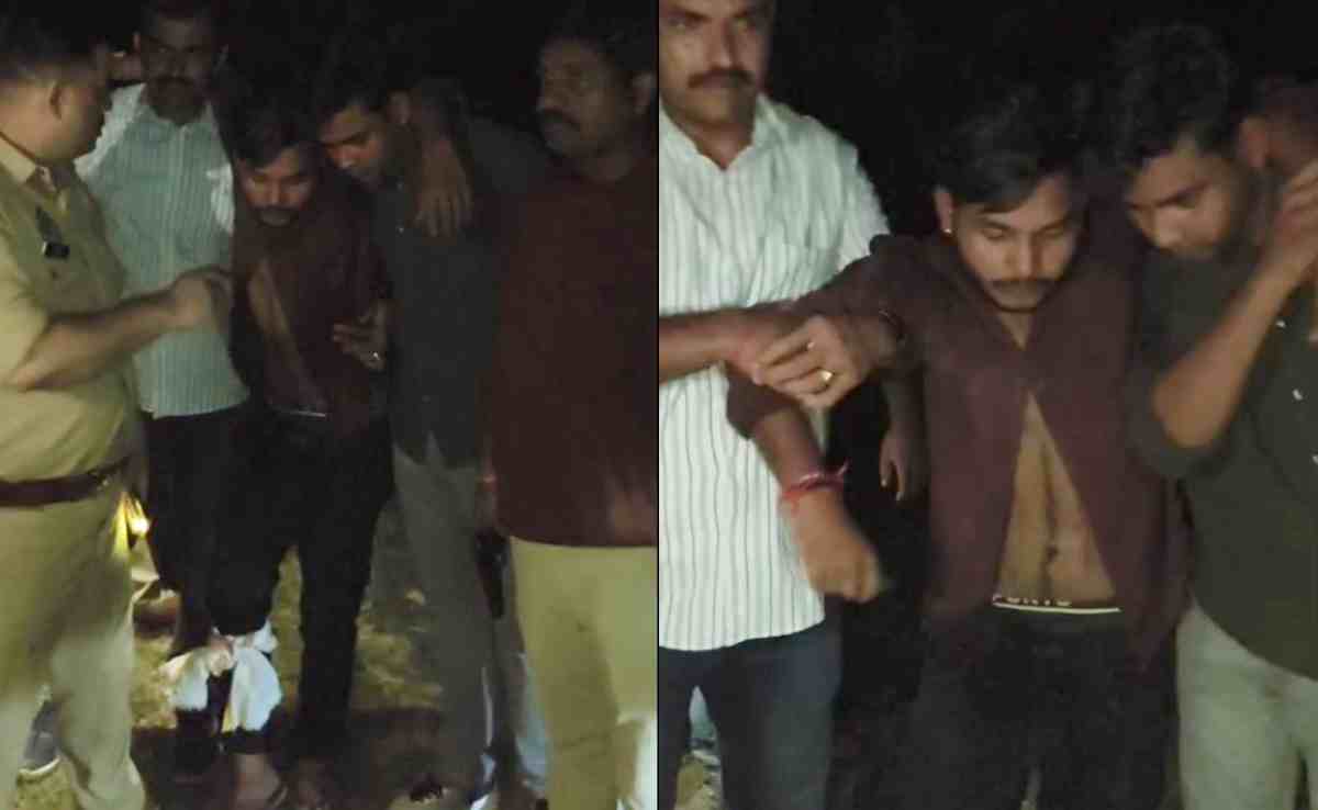 यूपी एनकाउंटर में गोली लगने के बाद आरोपी से पुलिस ने कहा- ' ए हंसना नहीं... , वायरल हुआ वीडियो
