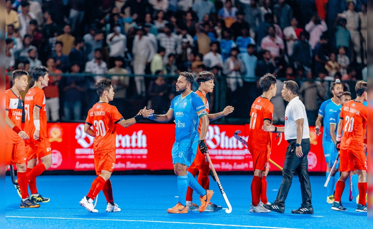 Asia Cup Hockey 2025: डिफेंडिंग चैंपियन द.कोरिया को भारत ने बराबरी पर रोका, अब मलेशिया से टक्कर