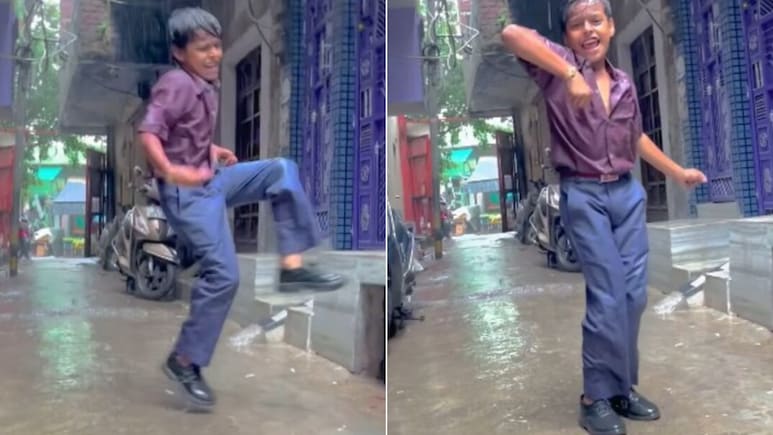 बारिश में भीगते हुए बच्चे ने किया अक्षय कुमार के गाने पर डांस, मूव्स देख हैरान रह गए लोग, बोले- नैचुरल डांसर बारिश में भीगते हुए बच्चे ने किया अक्षय कुमार के गाने पर डांस, मूव्स देख हैरान रह गए लोग, बोले- नैचुरल डांसर