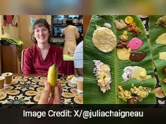 French Woman's Onam Sadhya Experience Goes Viral: 'I Ate Too Much, No Regrets'