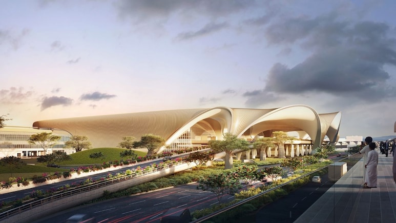 Navi Mumbai Airport : लंडनच्या ‘हीथ्रो’ प्रमाणे भव्य...  नवी मुंबई विमानतळाचे 'या' तारखेला उद्‌घाटन