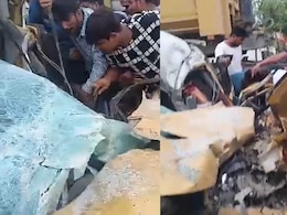 ग्रेटर नोएडा में कार ने ट्रक को पीछे से मारी टक्कर, कार की हालत देख दहल जाएंगे आप, छात्रा की मौत ग्रेटर नोएडा में कार ने ट्रक को पीछे से मारी टक्कर, कार की हालत देख दहल जाएंगे आप, छात्रा की मौत