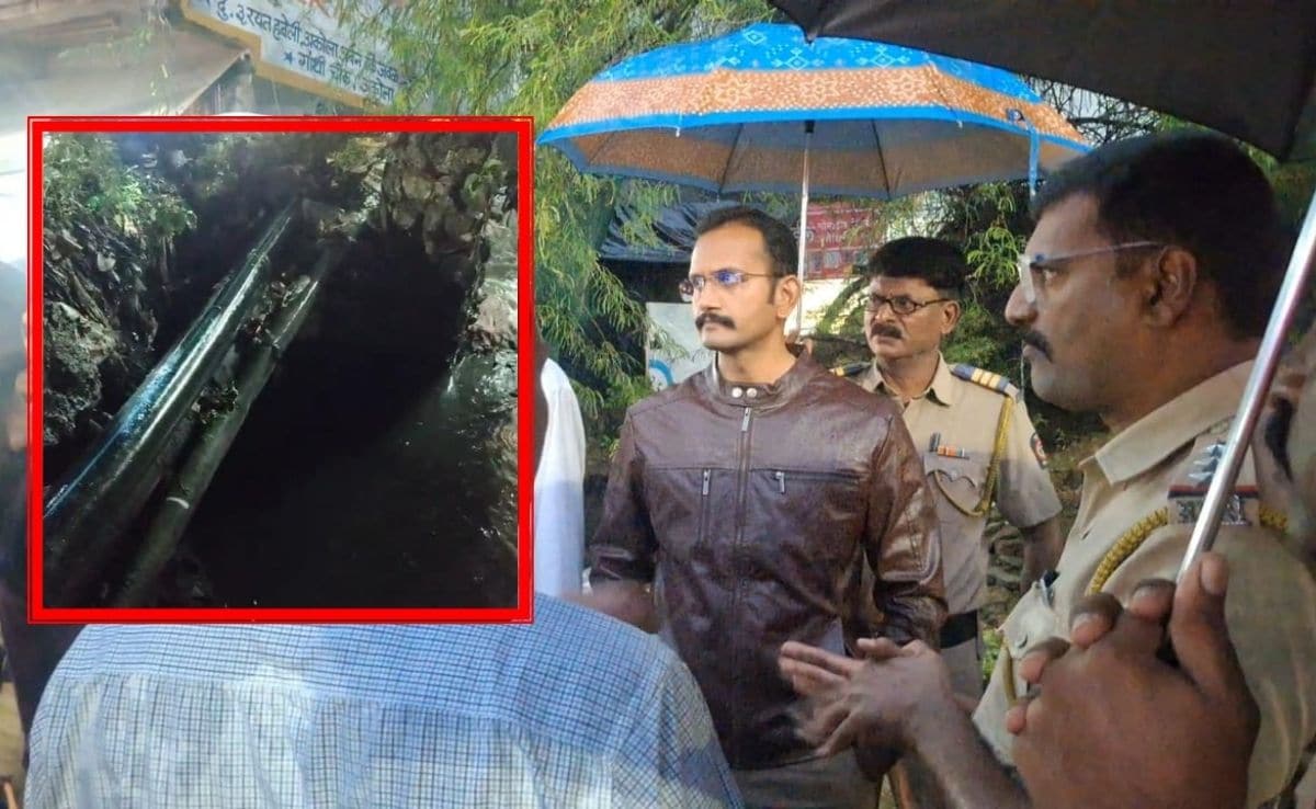 Akola Tragedy: Man Swept Away in Open Manhole During Rain; Locals Blame ...