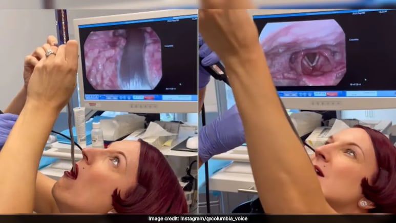 Watch: Breathtaking Video Shows Inside Of US Woman's Throat As She Swallows Sword Watch: Breathtaking Video Shows Inside Of US Woman's Throat As She Swallows Sword