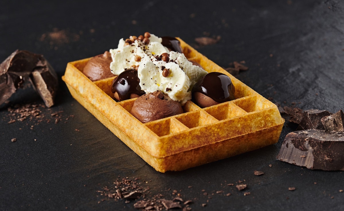 Belgian waffle Belgian waffle