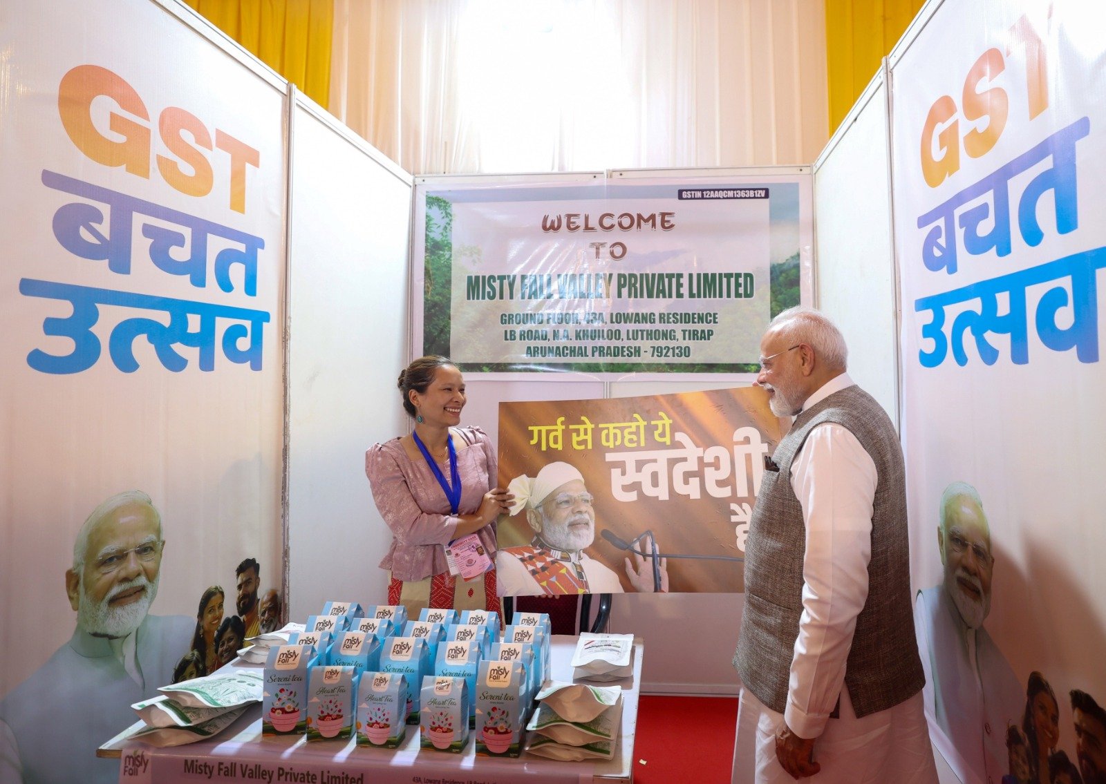 In Arunachal Pradesh, PM Modi's Message On Swadeshi, GST