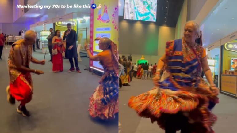 Elderly Couple's Energetic Dandiya Performance Floors Internet, Video Viral