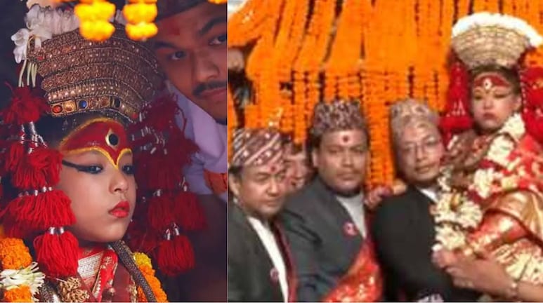 नेपाल की जिंदा 'देवी' कुमारी, जिन्हें धरती पर पैर रखने की नहीं है इजाजत!