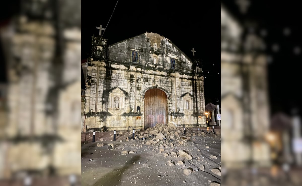 Video: Historic Church Crumbles After Massive Earthquake Hits Philippines