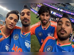 VIDEO: फाइनल मैच यू परफॉर्म... अर्शदीप सिंह ने अभिषेक शर्मा और तिलक वर्मा के साथ मिलकर बनाया वायरल मीम VIDEO: फाइनल मैच यू परफॉर्म... अर्शदीप सिंह ने अभिषेक शर्मा और तिलक वर्मा के साथ मिलकर बनाया वायरल मीम