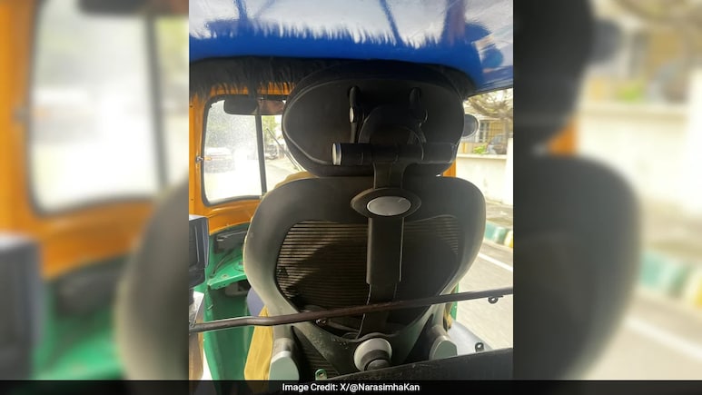 Bengaluru Auto Driver's 'Ergonomic Gaming Chair' Seat Goes Viral, Internet Is Amused Bengaluru Auto Driver's 'Ergonomic Gaming Chair' Seat Goes Viral, Internet Is Amused