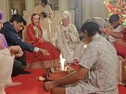 जोधपुर में 'विदेशी' शादी, 72 के दूल्हे ने 27 की दुल्हन संग रचाई शादी, यूक्रेन के जोड़े ने हिंदू रीति-रिवाज से लिए सात फेरे