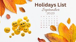 September Holidays 2025: सितंबर में छुट्टियों का तोहफा! देखें लिस्ट और हो जाएं घूमने के लिए तैयार