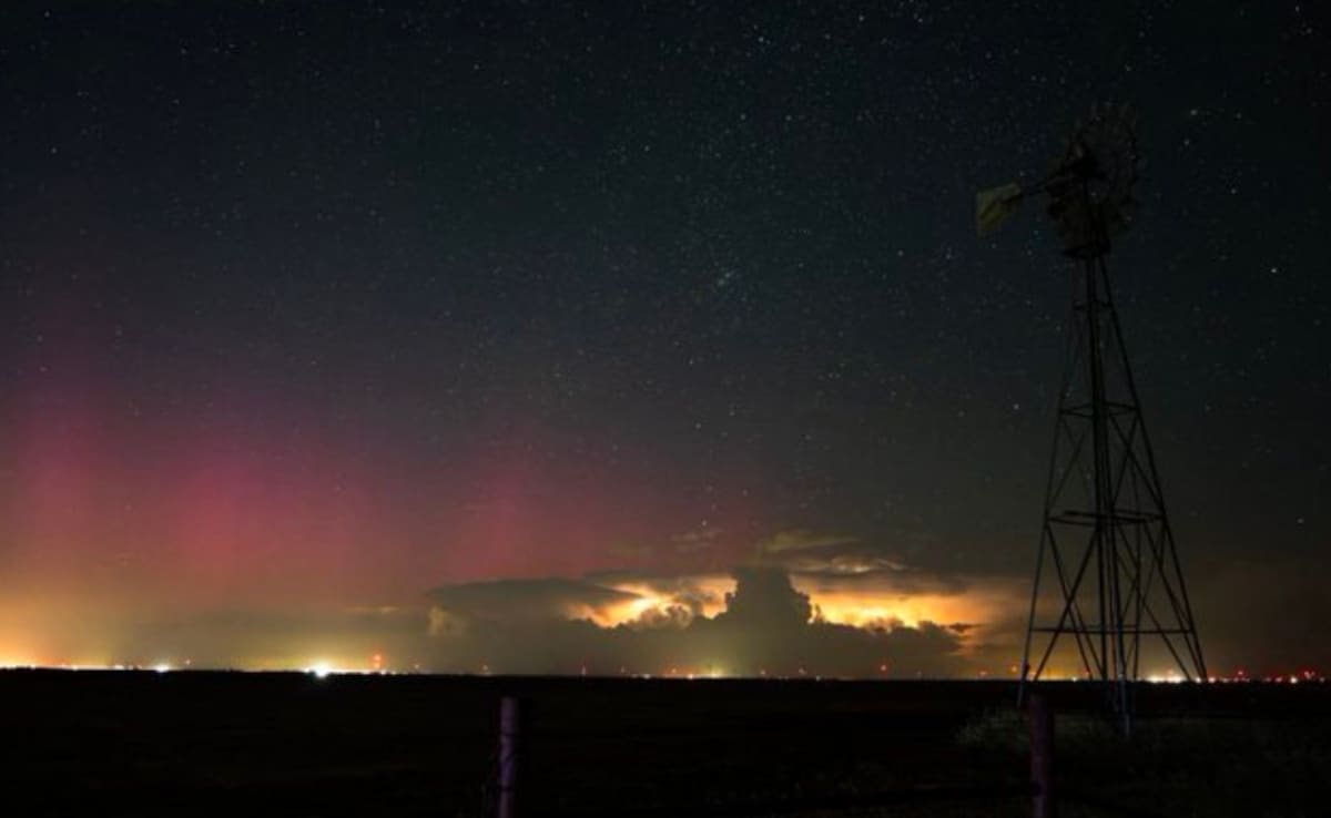 Northern lights made an appearance down to Texas Northern lights made an appearance down to Texas