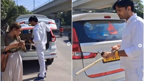 UP News: जाम में फंसी कैब तो किराए दिए बिना ही जाने लगी लड़कियां, ड्राइवर ने मारने के लिए निकाली लोहे की रॉड