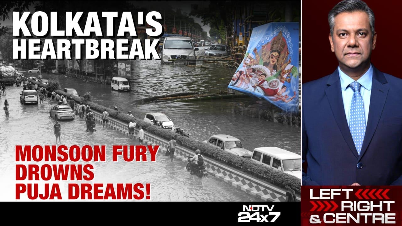 Video : Kolkata's Heartbreak: Monsoon Fury Drowns Puja Dreams!