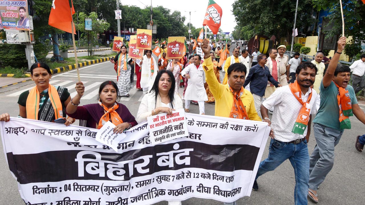 NDA Calls Bihar Bandh Today Over Remarks Against PM Modi, His Mother