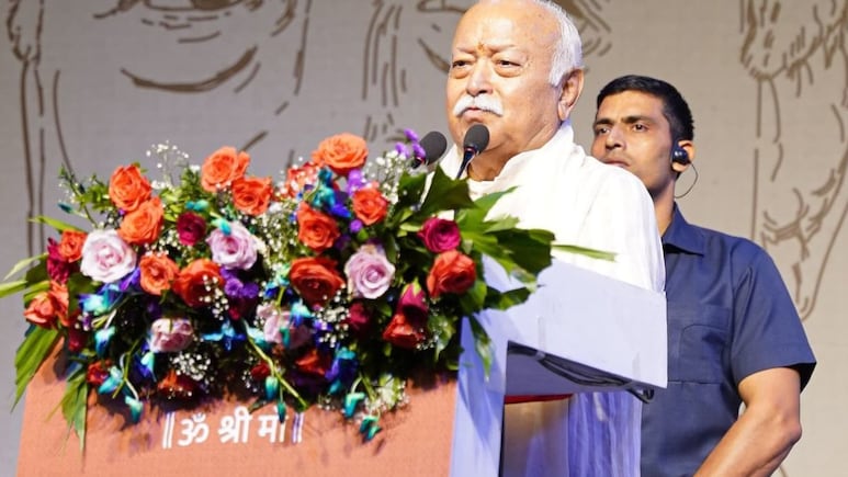 'United' India Proved Winston Churchill Wrong, UK Facing Division: RSS Chief