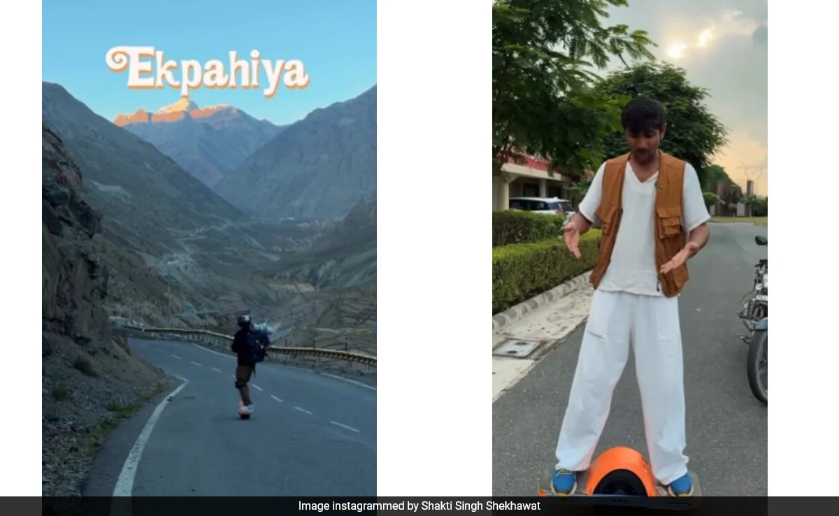 Vlogger Attempts Manali-Ladakh Trip on Onewheel