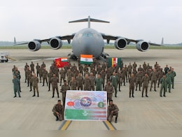 भारतीय सेना का दल ‘युद्ध अभ्यास 2025’ में भाग लेने अमेरिका रवाना भारतीय सेना का दल ‘युद्ध अभ्यास 2025’ में भाग लेने अमेरिका रवाना