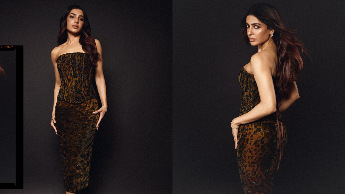 Samantha Ruth Prabhu's Best Actor Trophy Shines As Bright As Her Strapless Dress