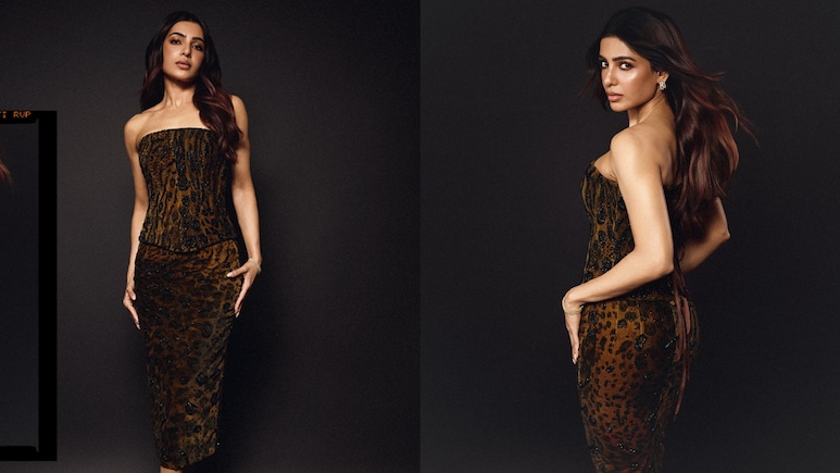 Samantha Ruth Prabhu's Best Actor Trophy Shines As Bright As Her Strapless Dress
