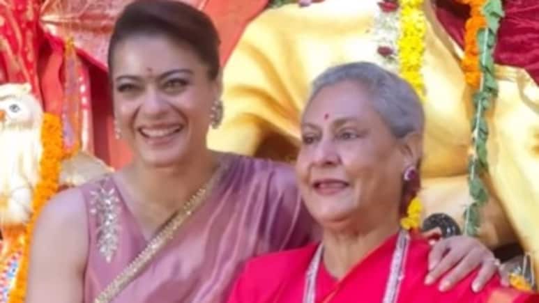 Durga Puja: Kajol Teams Up With Paps To Make Jaya Bachchan Smile. "Kajol <i>Ne</i> Impossible <i>Kaam Karwa Diya</i>," Says Internet
