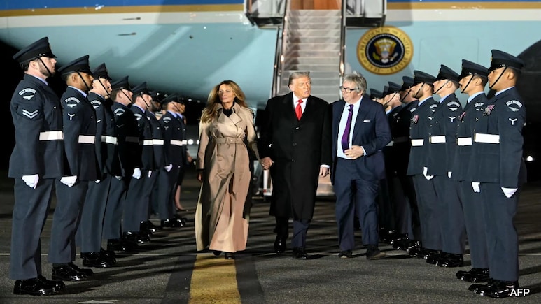 Trump Arrives In UK For Historic Second State Visit Trump Arrives In UK For Historic Second State Visit
