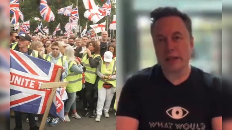 "Violence Coming": Elon Musk's "Fight Or Die" Message At London Rally