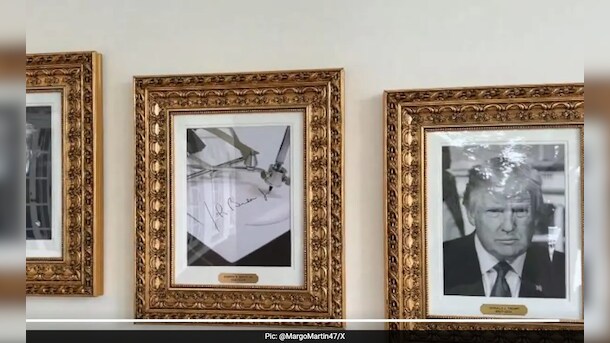 ट्रंप को हुआ क्या, पूर्व राष्ट्रपति बाइडेन की फोटो की जगह लगाई &lsquo;ऑटोमेटिक पेन&rsquo; की तस्वीर, मैसेज क्या?