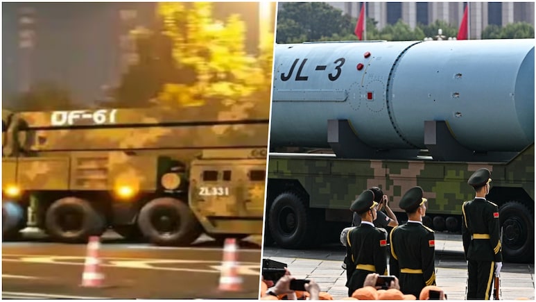 विक्ट्री डे परेड में चीन ने पहली बार दिखाई DF-61, JL-3 मिसाइल, जानें कितने घातक है ये हथियार विक्ट्री डे परेड में चीन ने पहली बार दिखाई DF-61, JL-3 मिसाइल, जानें कितने घातक है ये हथियार