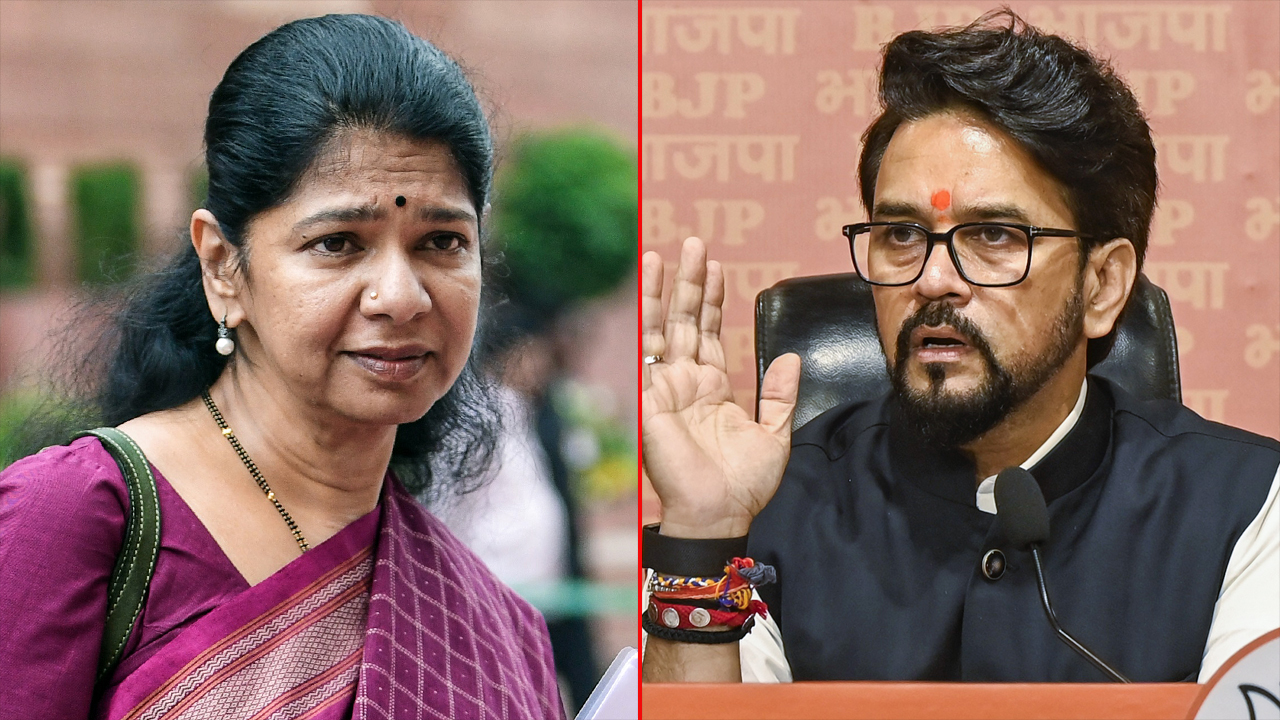 DMK MP Kanimozhi Targets BJP MP Anurag Thakur Over 'Hanuman-Space' Remark