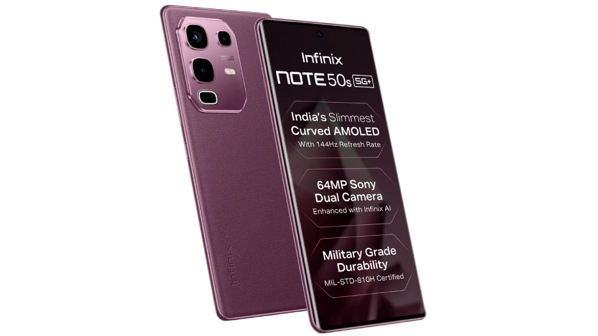 Infinix Note 50s 5G+ फोन आया नए 'Mystic Plum' कलर में, जानें क्या है खासियत?
