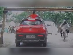 Video: Bengaluru Boy, Standing Through Car Sunroof, Hits Head On Overhead Beam