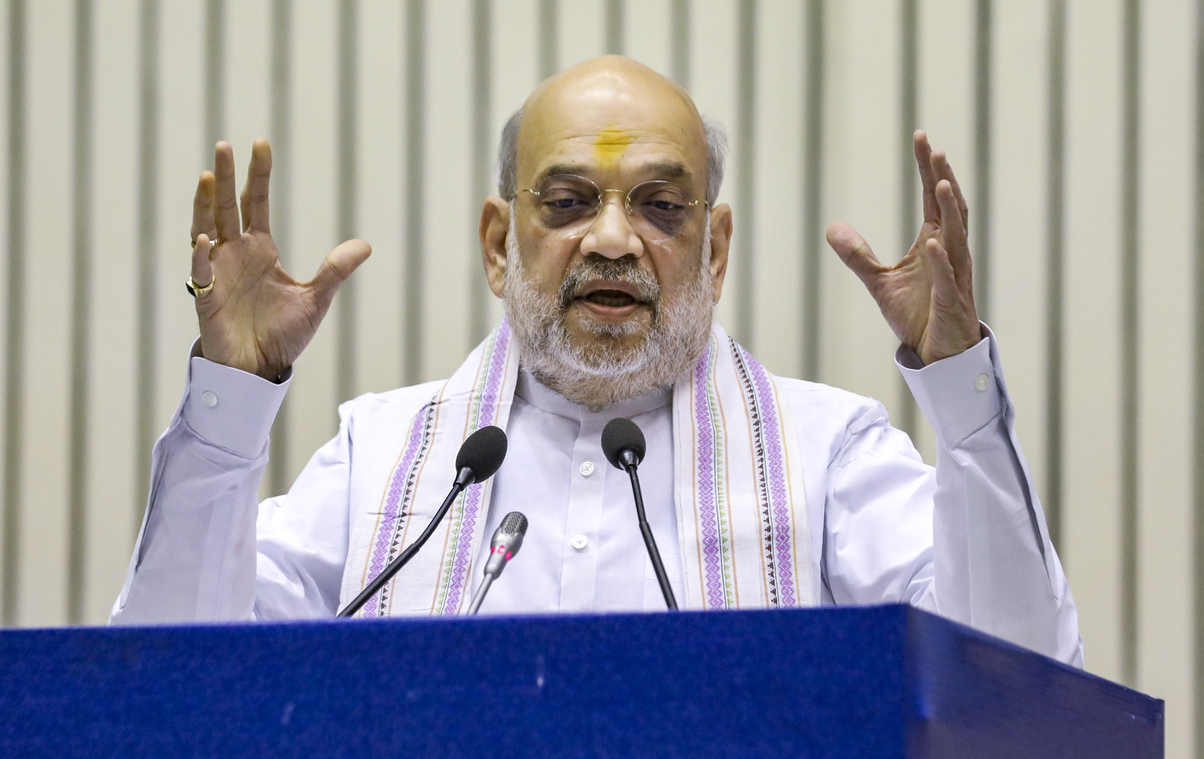 अमित शाह ने रोहतक में खादी कारीगर महोत्सव में खादी को आत्मनिर्भर भारत की नींव बताया