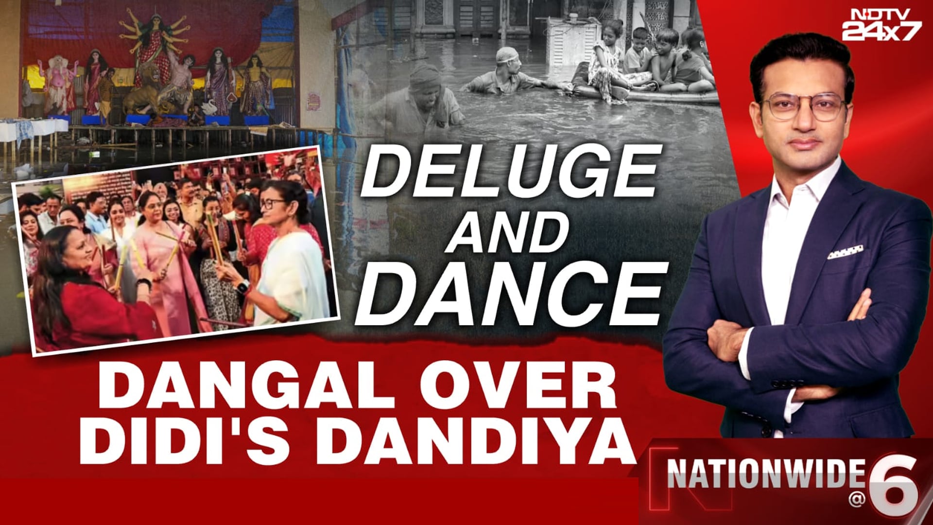 Video: BJP Versus Trinamool After Mamata Banerjee's Dandiya At Kolkata Puja Pandal