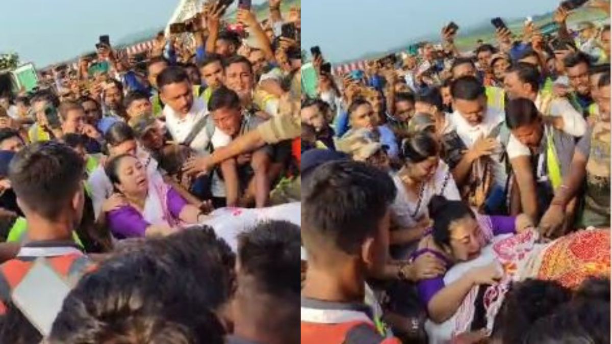 Zubeen Garg's Wife Garima Receives Singer's Body At Guwahati Airport, Cries Inconsolably. Watch