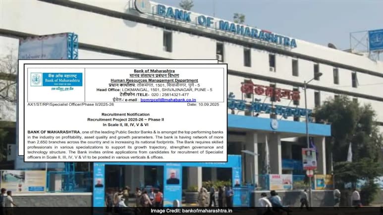 Bank Of Maharashtra Invites Applications For 350 Posts, Salary Up To 1.5 Lakh Monthly Bank Of Maharashtra Invites Applications For 350 Posts, Salary Up To 1.5 Lakh Monthly