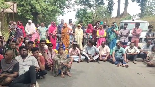 चिरमिरी में बुनियादी सुविधा के लिए हाहाकार, प्यास बुझाने को पानी नहीं, महिलाएं-बच्चे तक धरने पर बैठे