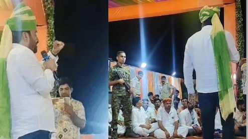सांसद हनुमान बेनीवाल ने नशे में धुत SHO को लगाई फटकार, सोशल मीडिया पर वीडियो वायरल