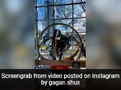 Watch: Shubhanshu Shukla Takes A Spin In NASA's Crazy Space Trainer