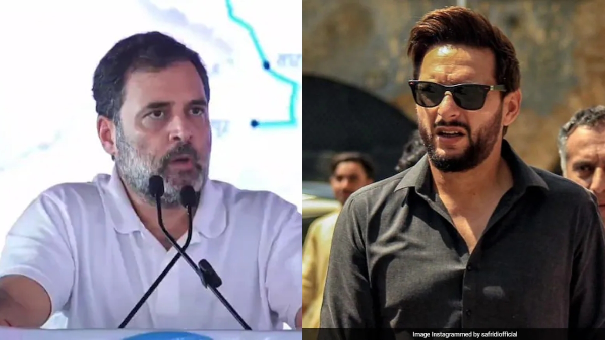 "New Fanboy": BJP's Taunt After Shahid Afridi Praises Rahul Gandhi